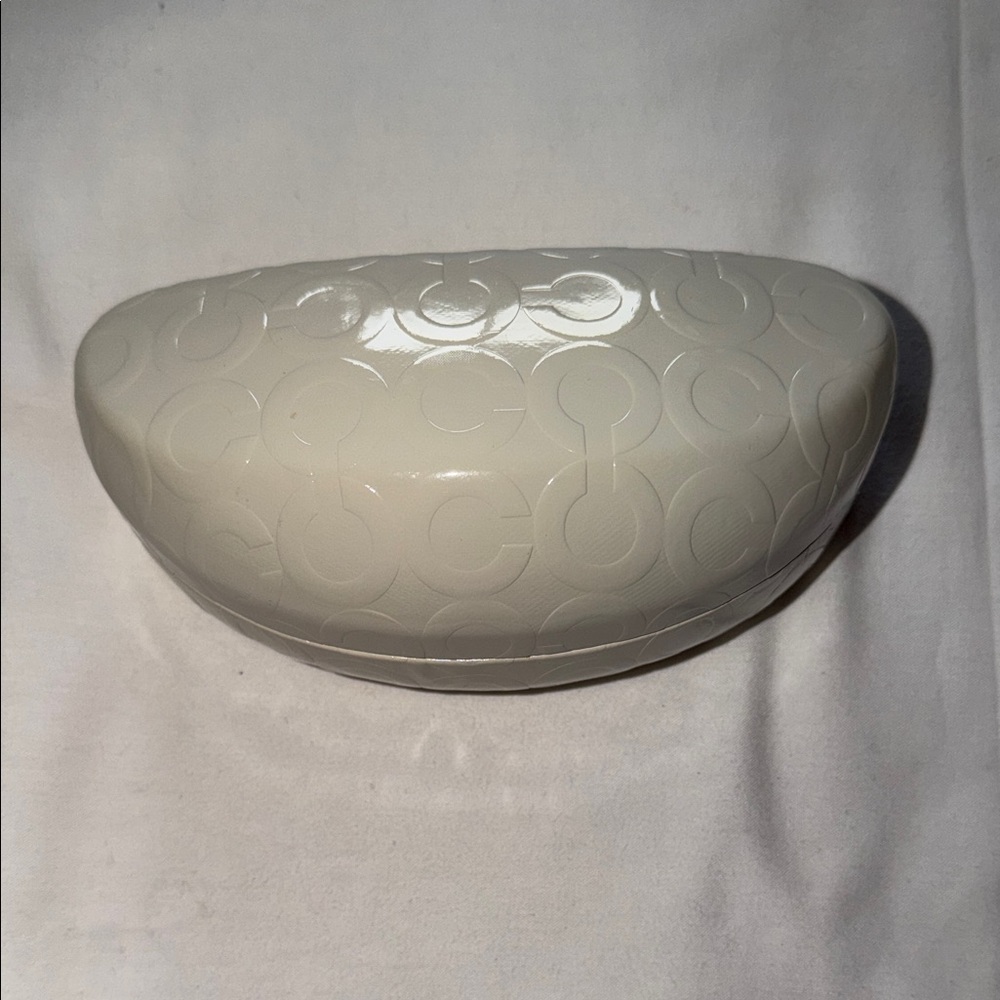 Coach Cream Sunglasses Case